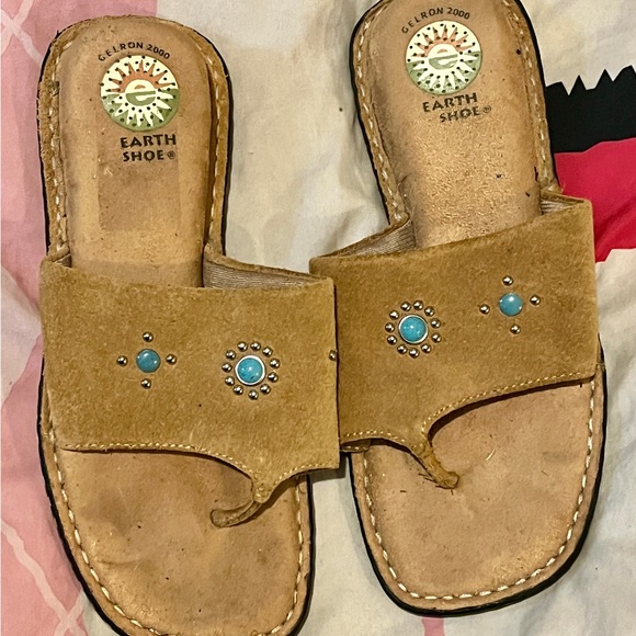 Turquoise-like Jewelry Gelron Earth Sandal - Picture 15 of 16